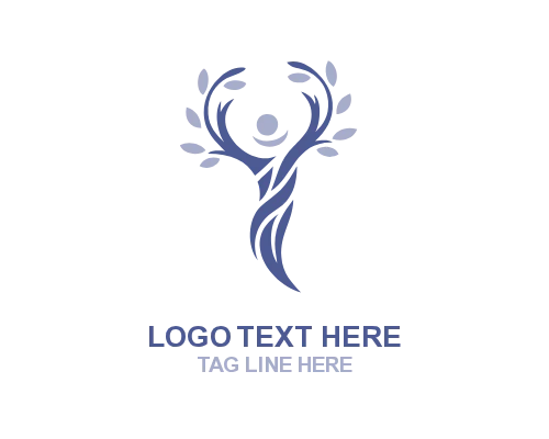 Energy Human Tree Logo