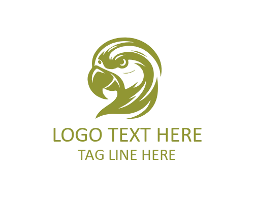 Entertainment and Fun Parrot Logo