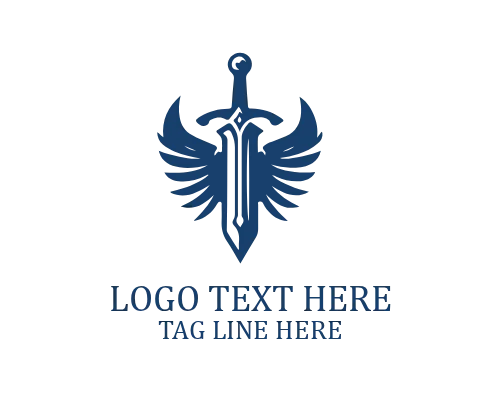 Epic Sword Logo for Gaming and Fantasy Branding