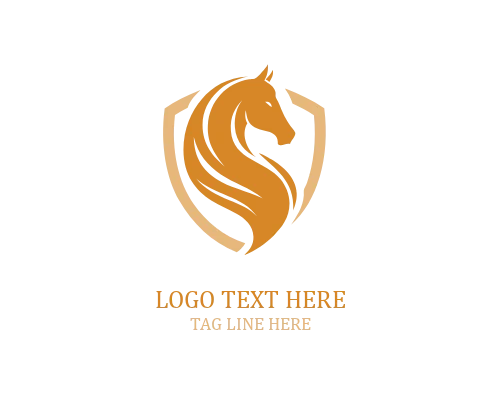 Equestrian Club Horse Logo