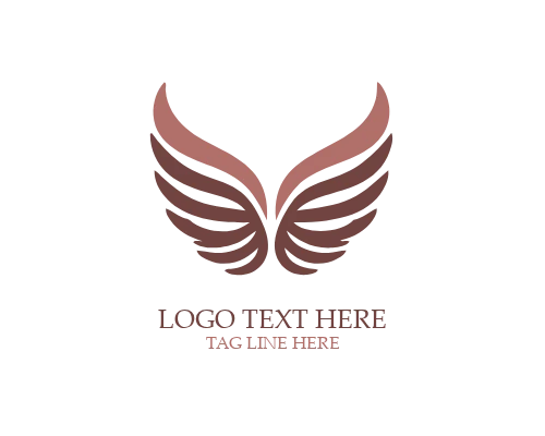  Eternal Light Angel Wings Logo