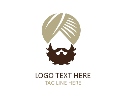 Ethnic Turban Icon Logo for Cultural, Community, and Traditional Brands