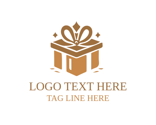 Event Celebration Gift Box Logo