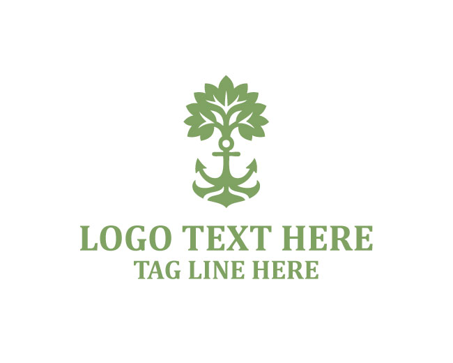 Evergreen Anchor Tree Logo