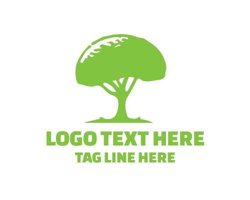Evergreen Forest Trees Logo