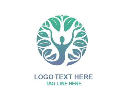  Evergrowth Human Tree Logo