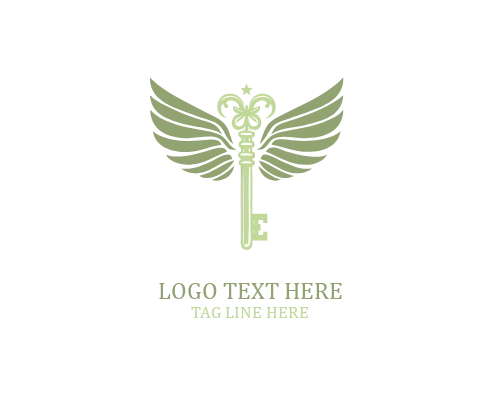 Everlight Wings Key Logo