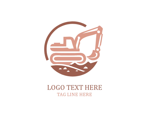 Excavator Badge Logo