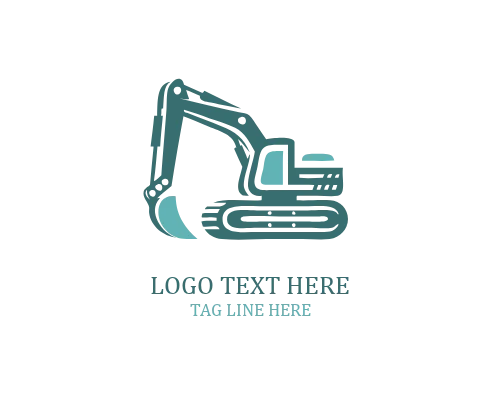 Excavator Sunrise Logo