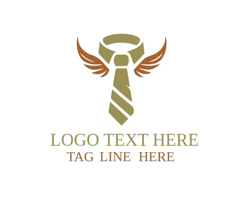 Executive Consultant Tie Wings Logo