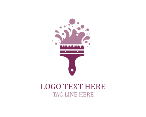 Expressive Art Painting Logo