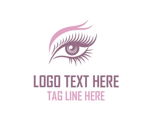 Eye Frame Eye Lashes Logo