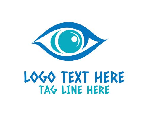 Eye with Data Grid Logo
