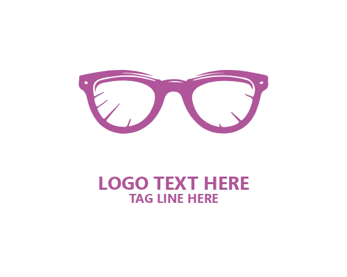 Eyewear Abstract Line Logo