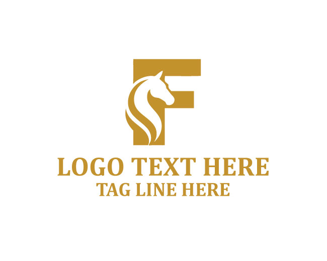 F Horse Head Logo