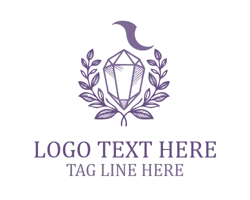  Faceted Gemstone Logo