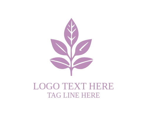  Fall Meadow Plant Logo for Nature and Outdoor Brands