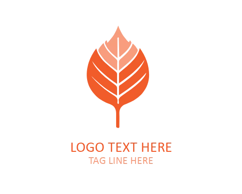  Fall Plant Branch Outline Logo for Minimal Brands