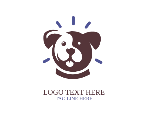 Family-Friendly Dog Logo