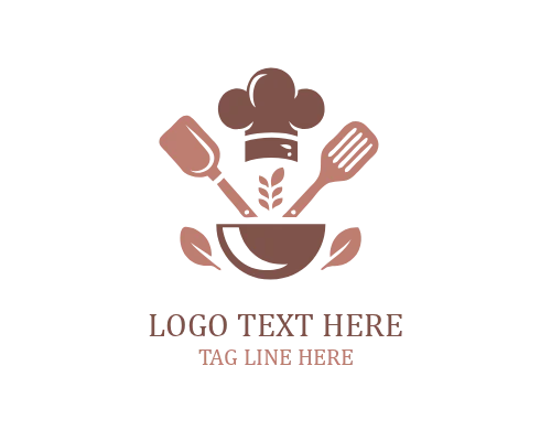 Family Kitchen Chef Hat Logo