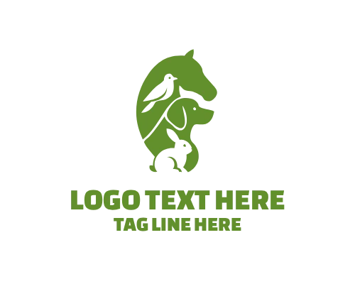 Family Pet Animals Logo