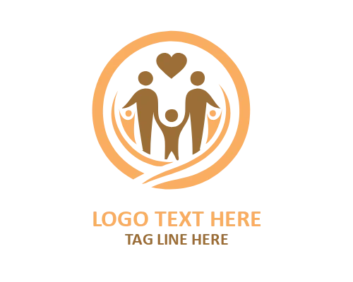 Family Warmth Circle Logo