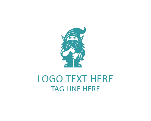 Fantasy Dwarf Logo