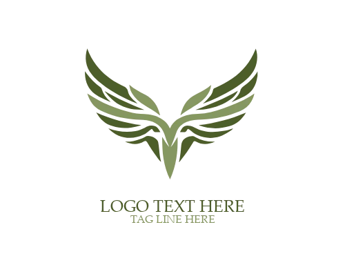  Fantasy Elegant Wings Logo