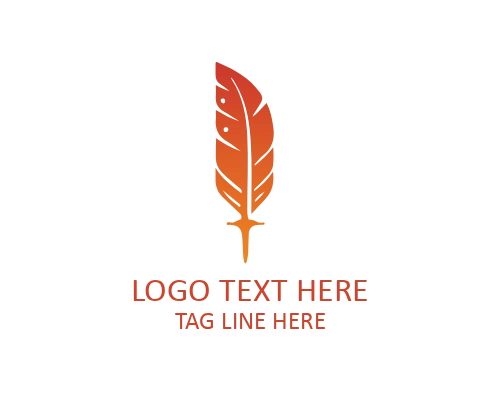 Fantasy Feather Pen Logo