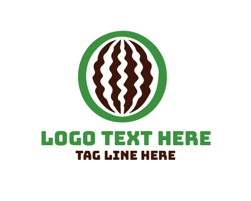 Farm Fresh Watermelon Harvest Logo