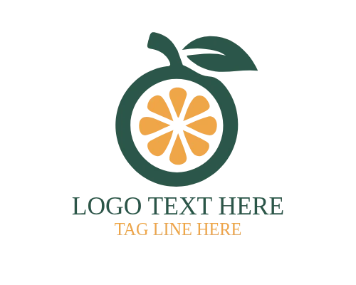 Farm Market Fruit Logo