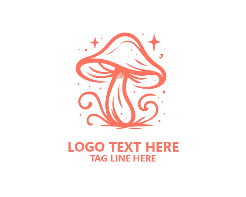 Farm Natural Mushroom Logo