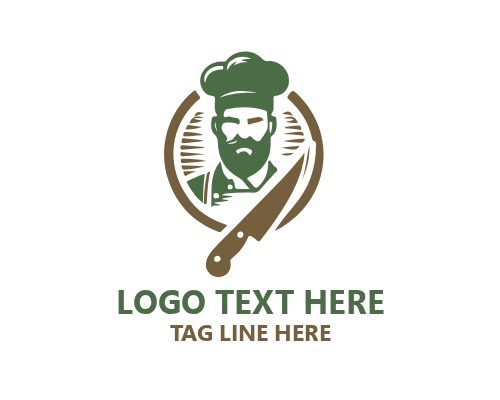 Farm Style Butcher Logo for Local Meat and Organic Food Branding