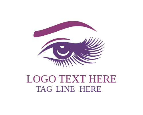  Fashion Beauty Eyelashes Logo