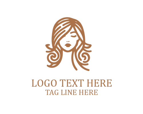 Fashion Beauty Woman Line Logo
