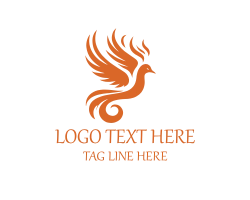 Fashion Flame Bird Logo for Style Brands and Premium Identity