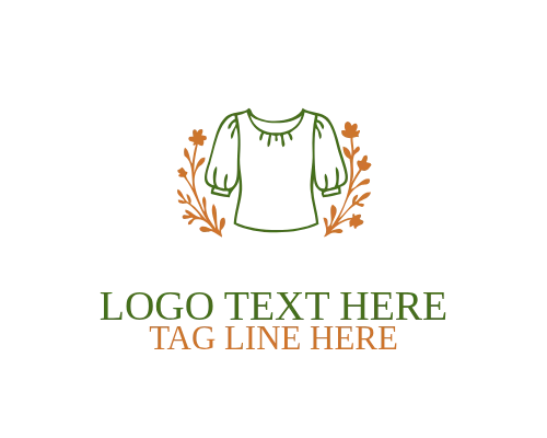 Fashion House Linear Clothing Logo