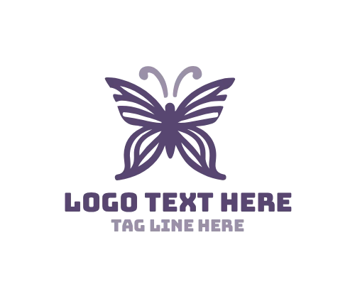 Fashion Icon Butterfly Logo
