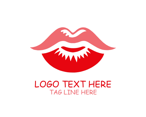  Fashion Icon Lips Logo