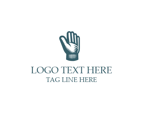 Fashion Minimal Gloves Logo