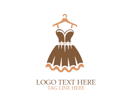  Fashion Symbol Dress Logo