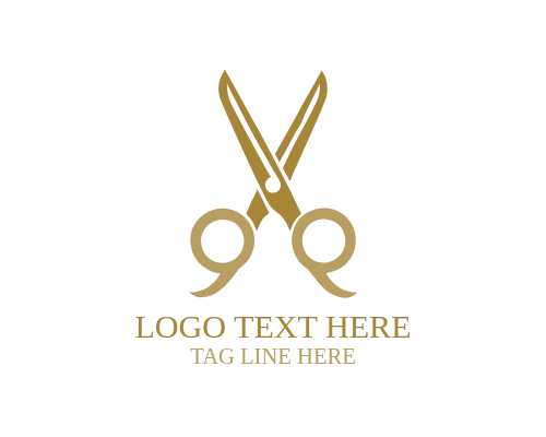 Fashion Tailor Scissor Logo