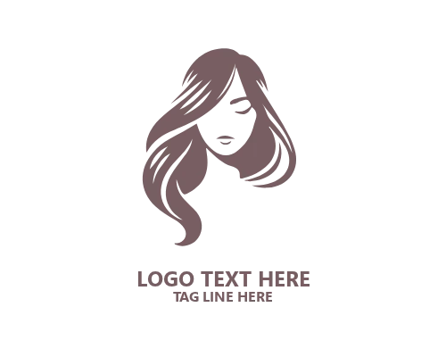 Fashion Women Hair Logo