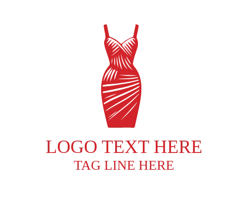 Fashionista Dress Fashion Logo