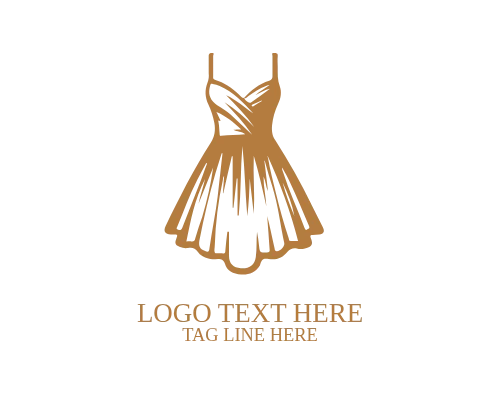 Fashionista Women Dress Logo