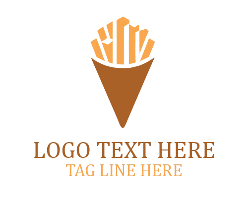 Fast Food Fries Logo