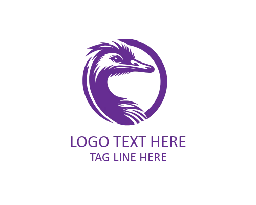 Fast Ostrich Speed Logo