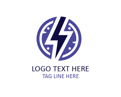 Fast Speed Electric Bolt Logo