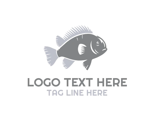 Fast Swimming Fish Logo