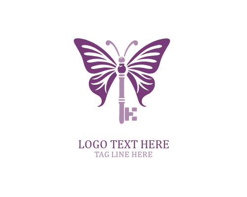 Feathered Light Wings Key Logo